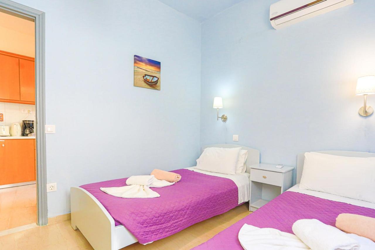 Kaminaki Beachfront Apartments Ниссаки Экстерьер фото