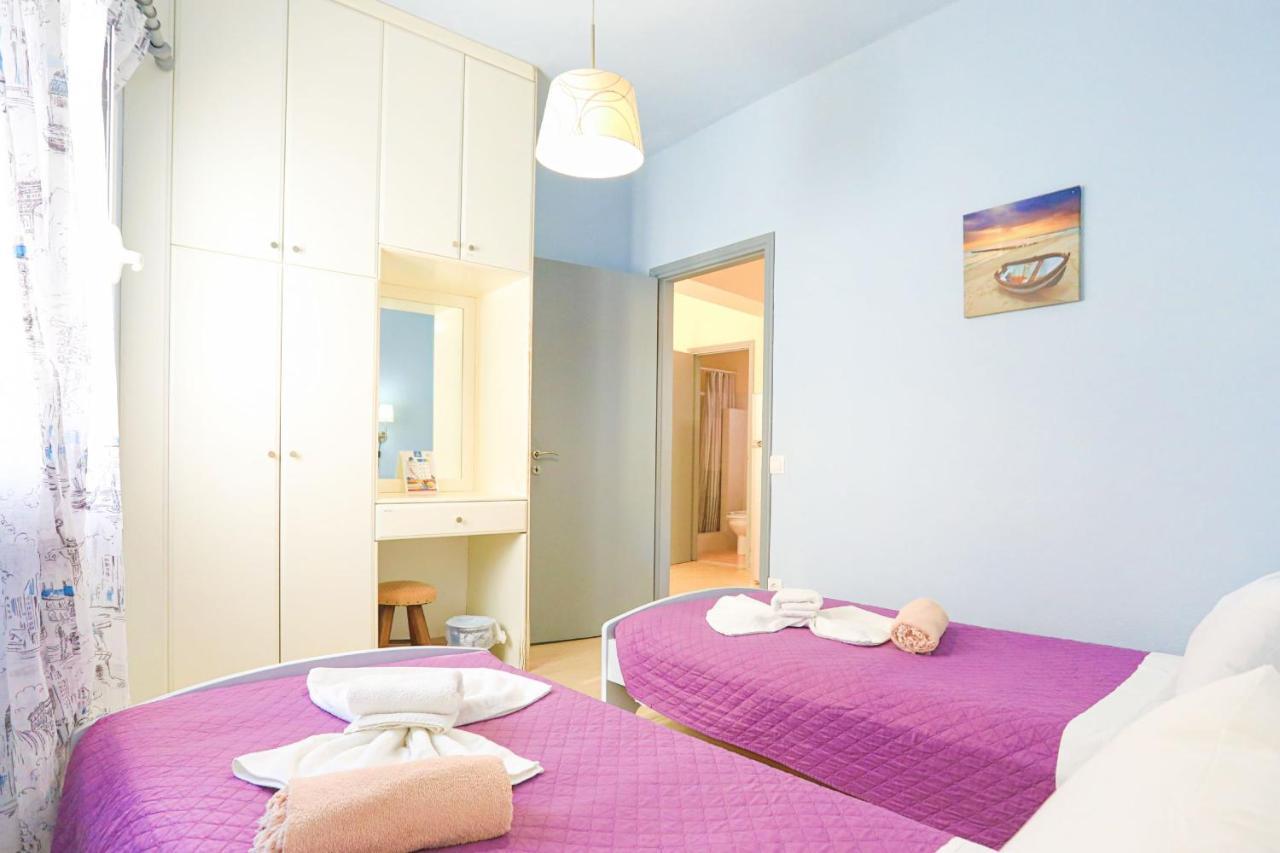Kaminaki Beachfront Apartments Ниссаки Экстерьер фото